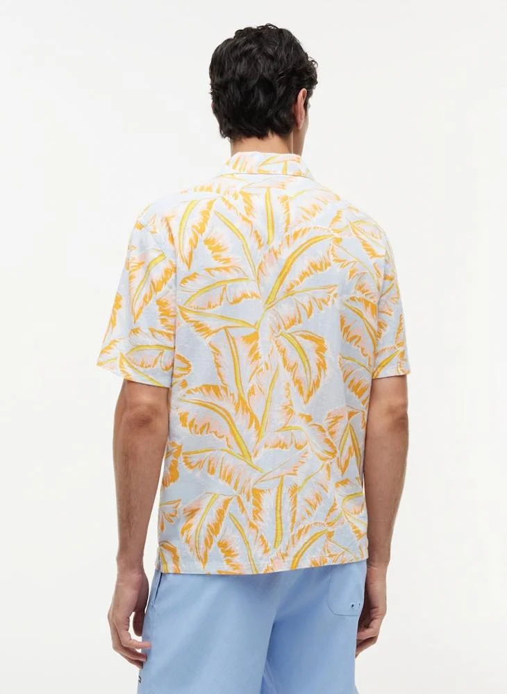تومي هيلفيغر Essential Print Bowling Shirt